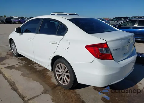 2012 Honda Civic Ex from USA, damaged, VIN 19XFB2F82CE109312